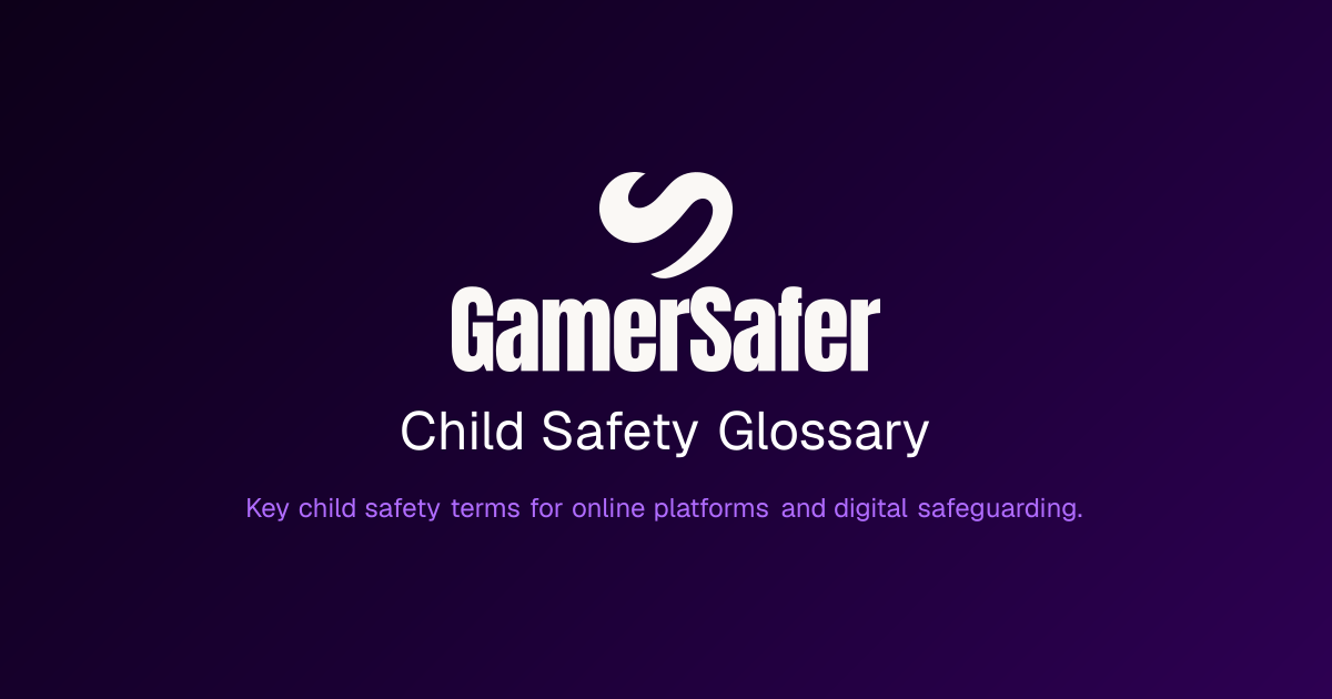 Child Safety Glossary | GamerSafer | GamerSafer